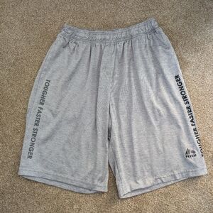 EUC RBX Boys Athletic Shorts Size M 10/12 Gray
